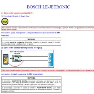 Testes e Diagnosticos da Injeção