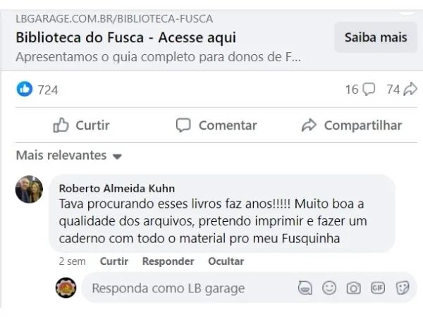O que estão falando no Facebook