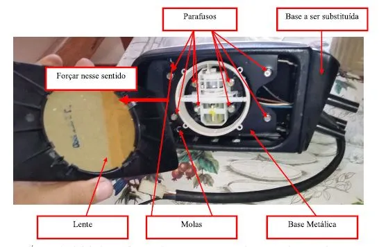 Imagem Passo a passo instalação retrovisor elétrico